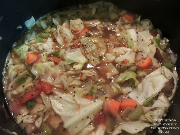 Cabbage Soup Cooking