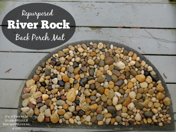 Repurposed River Rock Mat