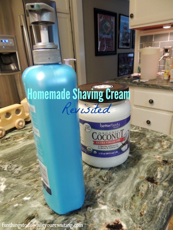 Homemade Shaving Cream Revisited