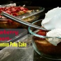 Strawberry Short Lemon Poke Cake