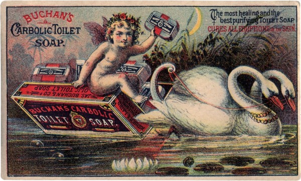 Vintage Swan Boat Image from thegraphicsfairy.com