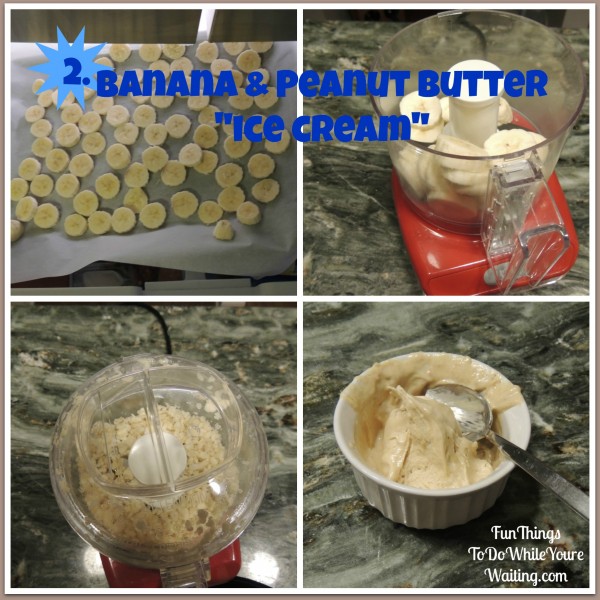 Banana Peanut Butter Ice CreamCollage