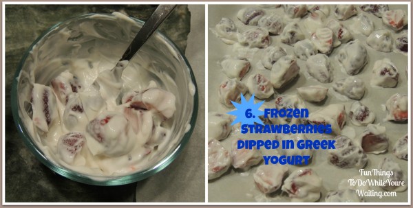 Strawberry and Yogurt Collage