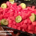 watermelon with lime