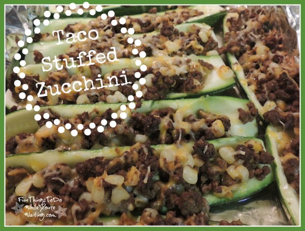 Taco Stuffed Zucchini
