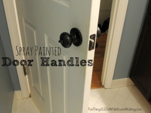 Spray Painted Handles