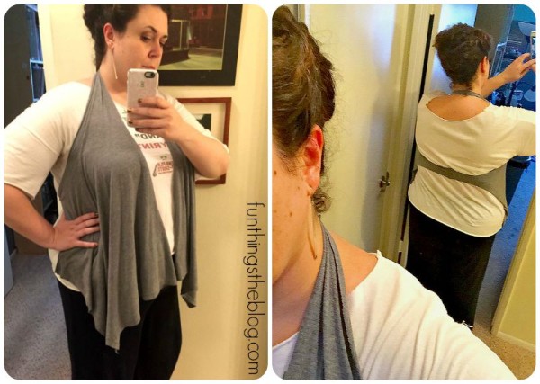 Five Minute Draped Vest DIY