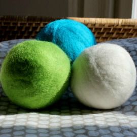 Wool Dryer Balls from http://mightynest.com/shop/healthy-home/cleaning-products/wool-dryer-balls-set-of-3
