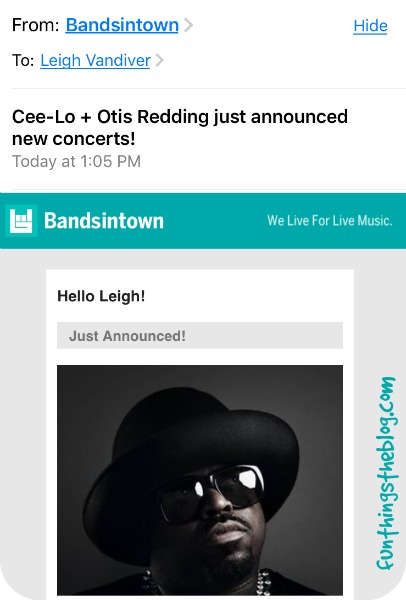 A fakeout Otis Redding concert