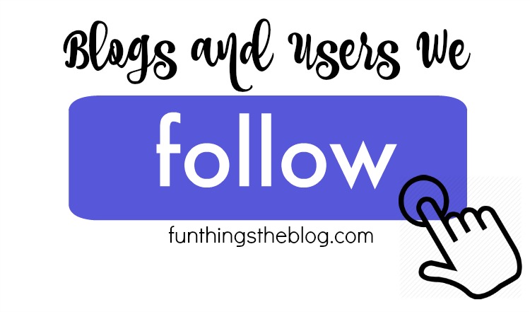 Users and Blogs that we follow.