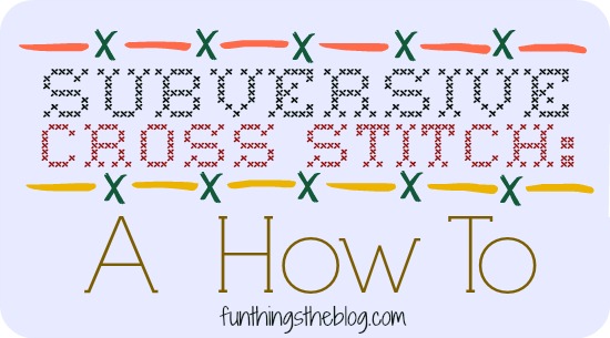 Subversive Cross Stitch: A How To from Fun Things The Blog